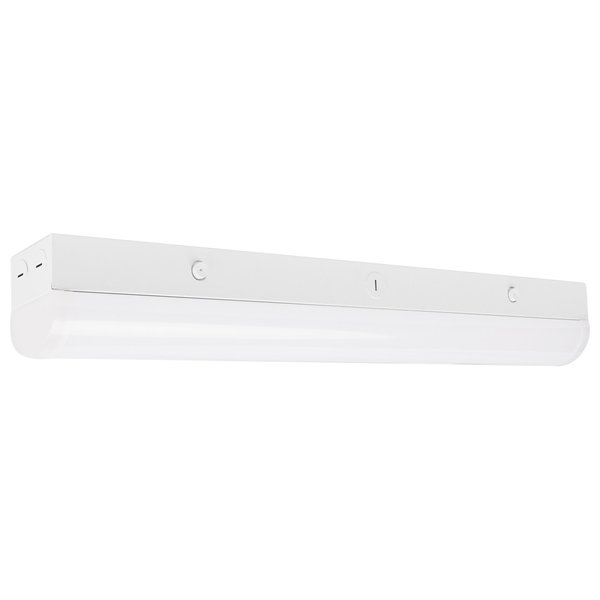 Nuvo LED 2 ft. Linear Strip Light, 20W, White Finish, CCT Selectable, 100-277V, Integrated EM & Sensor 65/698